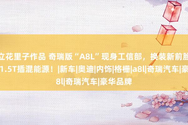 立花里子作品 奇瑞版“A8L”现身工信部，换装新前脸，搭载1.5T插混能源！|新车|奥迪|内饰|格栅|a8l|奇瑞汽车|豪华品牌